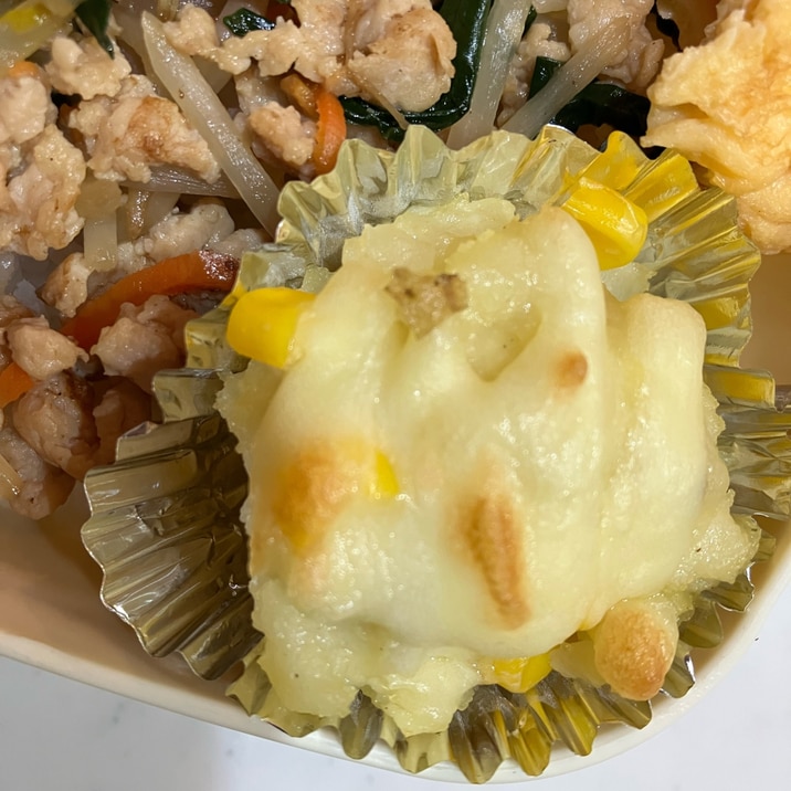じゃがいもとコーンのマヨチーズ焼き